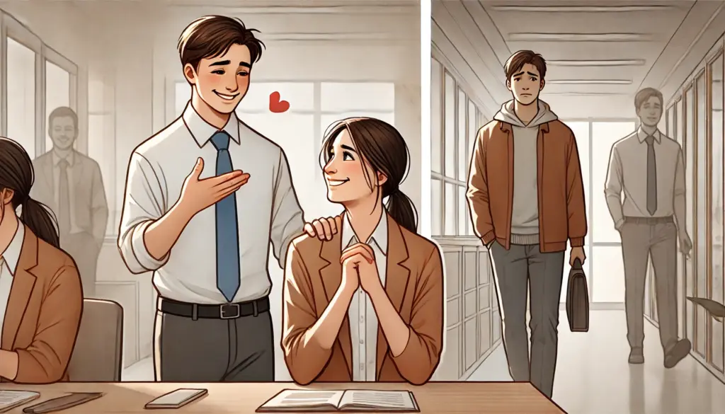 職場で年上女性をからかう男性心理とは?好意か脈なしを見抜く5つの基準