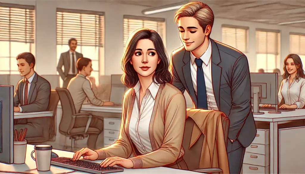 職場で年上女性をからかう男性と関係を深めるヒント