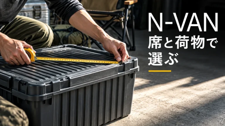 N-VANでがっかりしやすい理由と後悔しないための選び方